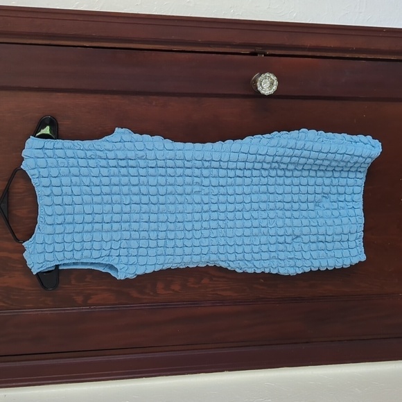 Princess Polly Kendrick Mini Dress in Baby Blue Y2K Size 6 - Picture 9 of 10